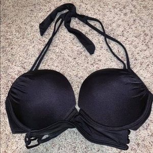 Victoria secret black swim top size 32d
